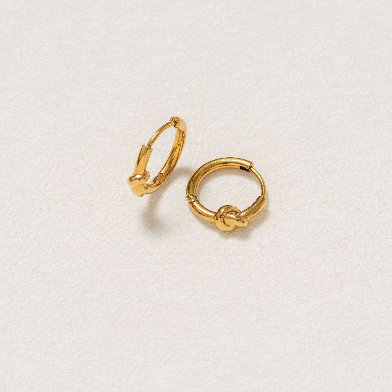 Knot Hoop: Pair - The Yellow Canary