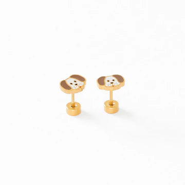 Stud Earrings | Puppy Dog - The Yellow Canary