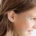 Earrings | Gold Heart Stud - The Yellow Canary