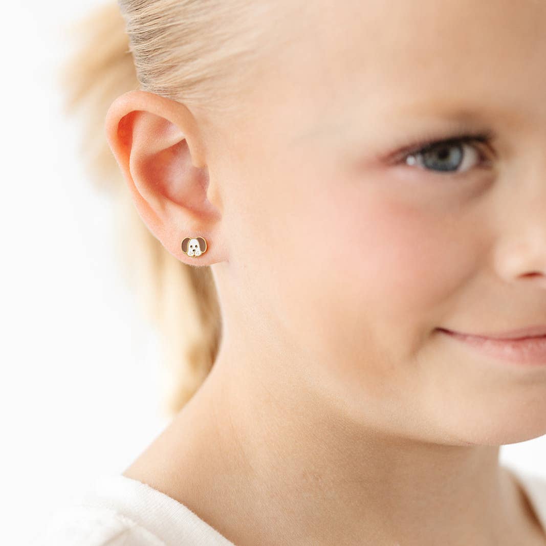 Earrings | Dog - The Yellow Canary