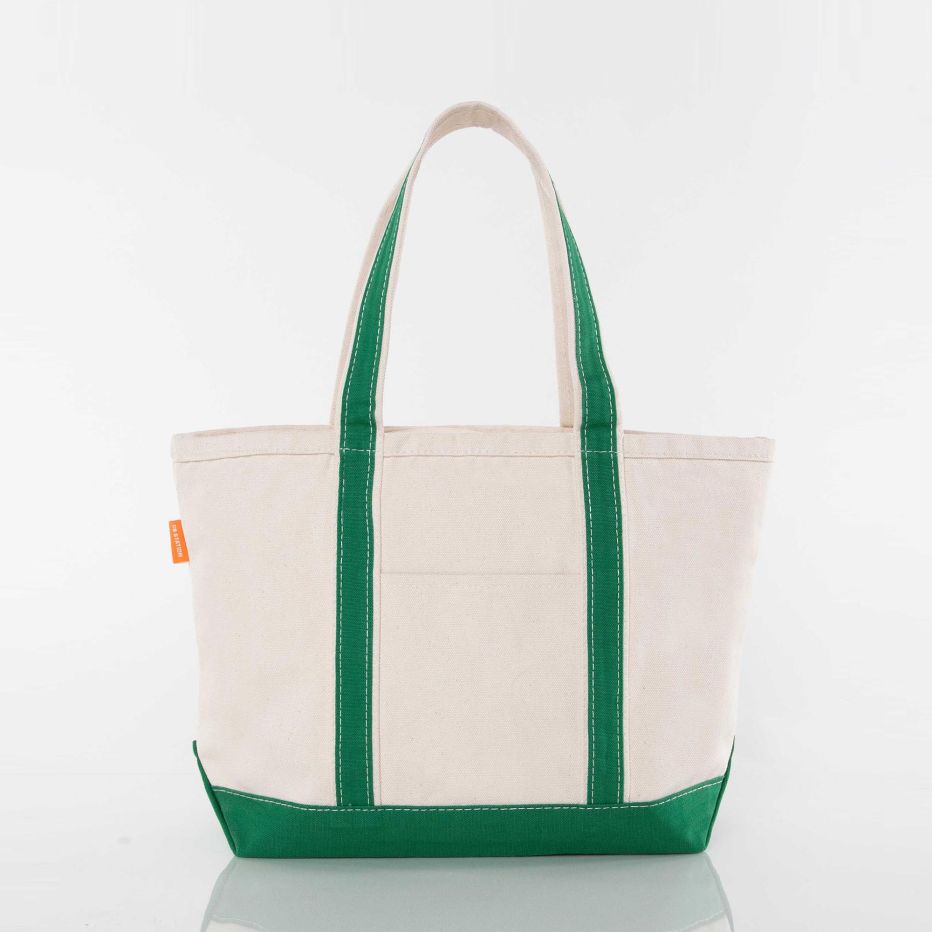 Medium Boat Tote | Emerald