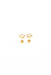 Cat: White / Single Stud - The Yellow Canary