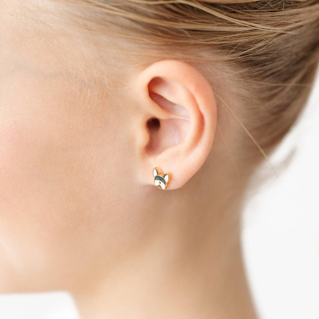 Earrings | Frenchie - The Yellow Canary