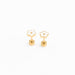 Earrings | Petite Flower Pink - The Yellow Canary