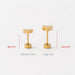 Earrings | Gold Heart Stud - The Yellow Canary