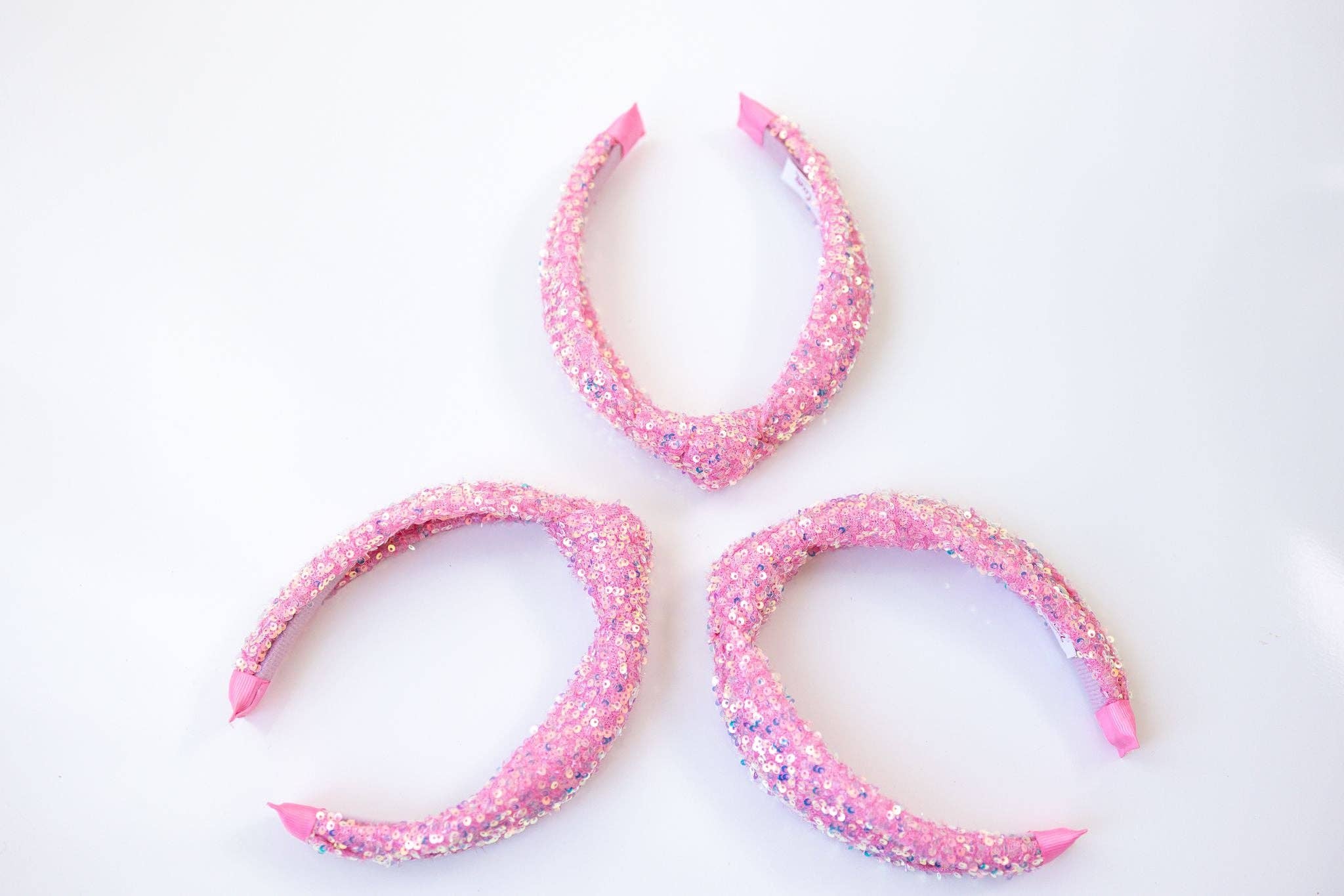 Sequin Headband - Pop of Pink: Light Pink