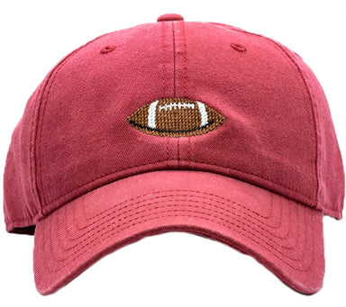 Kids Football Hat | Weathered Red - The Yellow Canary