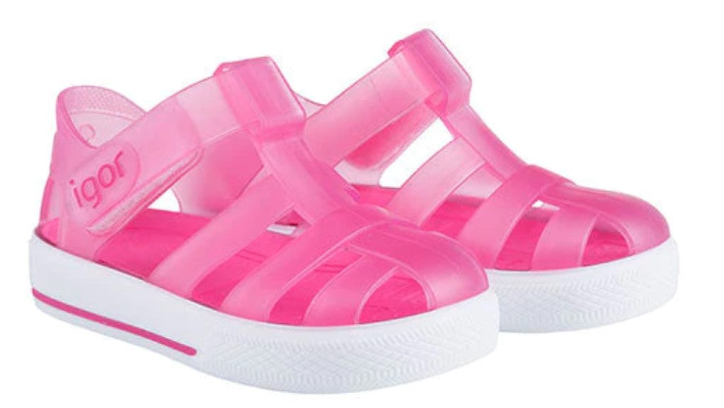 Girl's Star Sandal | Fuchsia