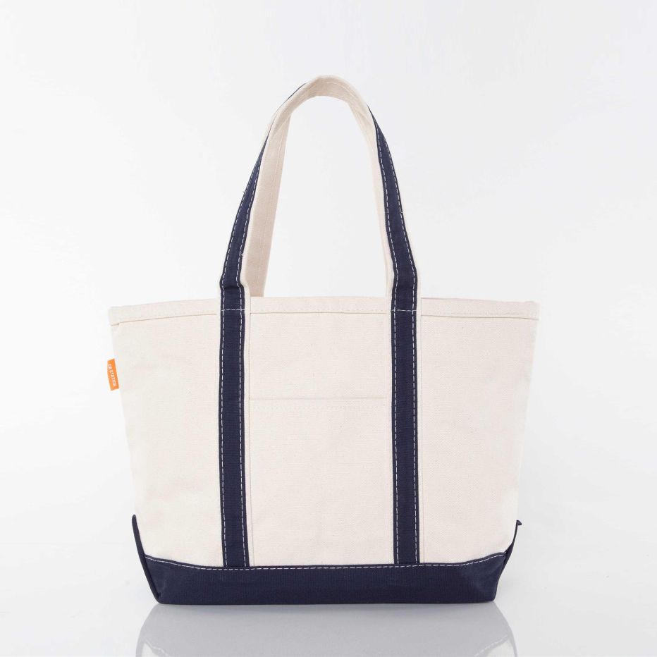 Medium Boat Tote | Navy - The Yellow Canary