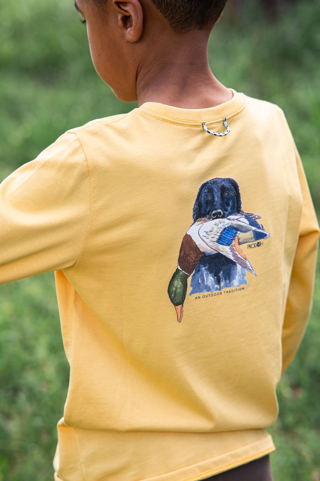 LS Cotton T-shirt | Ochre