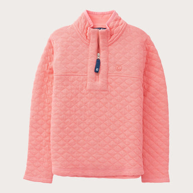Quilted Pullover | Geranium Pink - The Yellow Canary