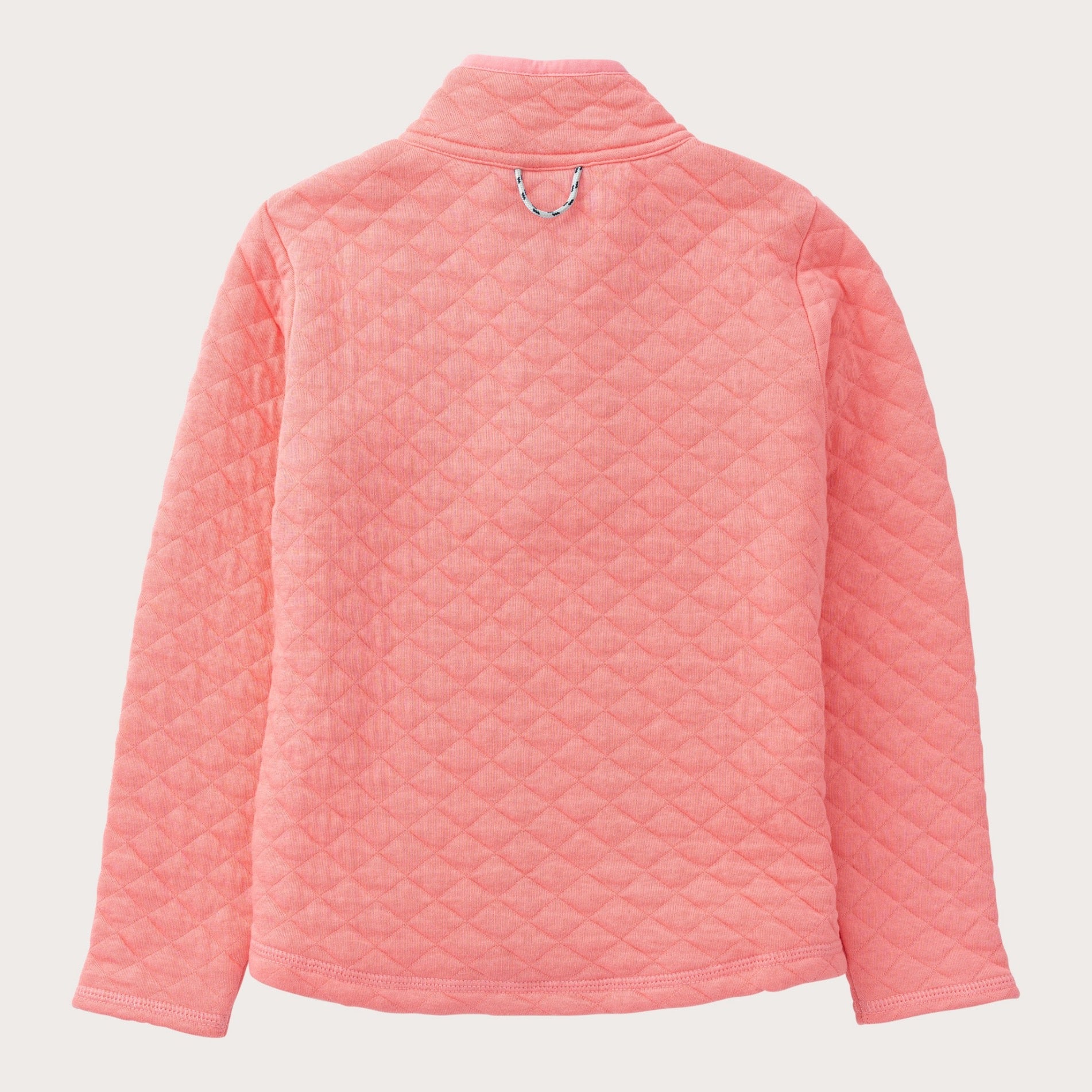 Quilted Pullover | Geranium Pink