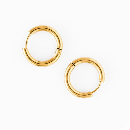 Endless Hoop | Gold 8mm - The Yellow Canary