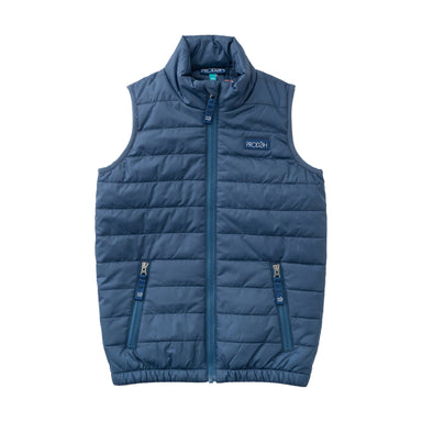 Puffer Vest | Denim - The Yellow Canary