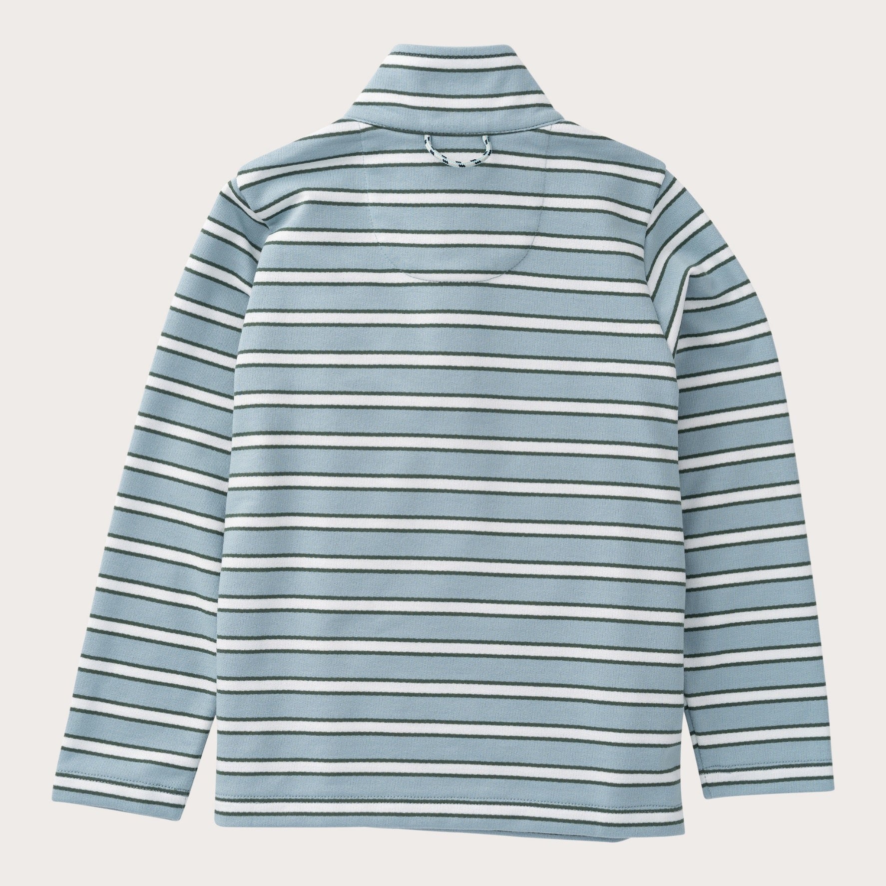 Quilted Zip Pullover | Arona Stripe