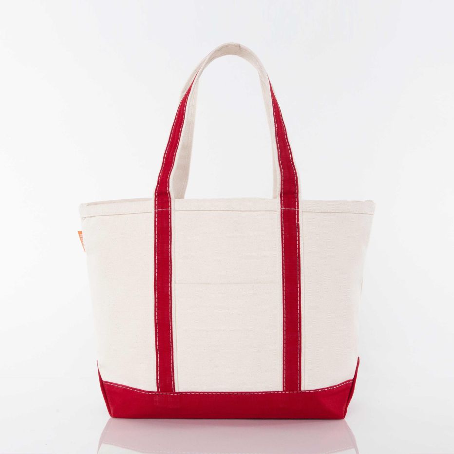 Medium Boat Tote | Red