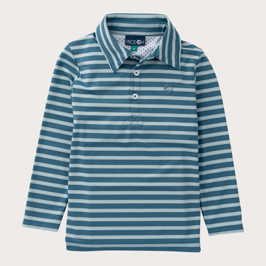 LS Polo | Tapestry Stripe - The Yellow Canary