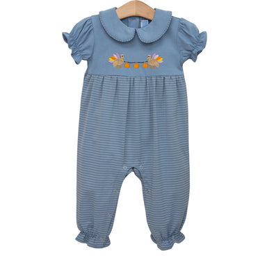Turkey Peter Pan Romper - The Yellow Canary