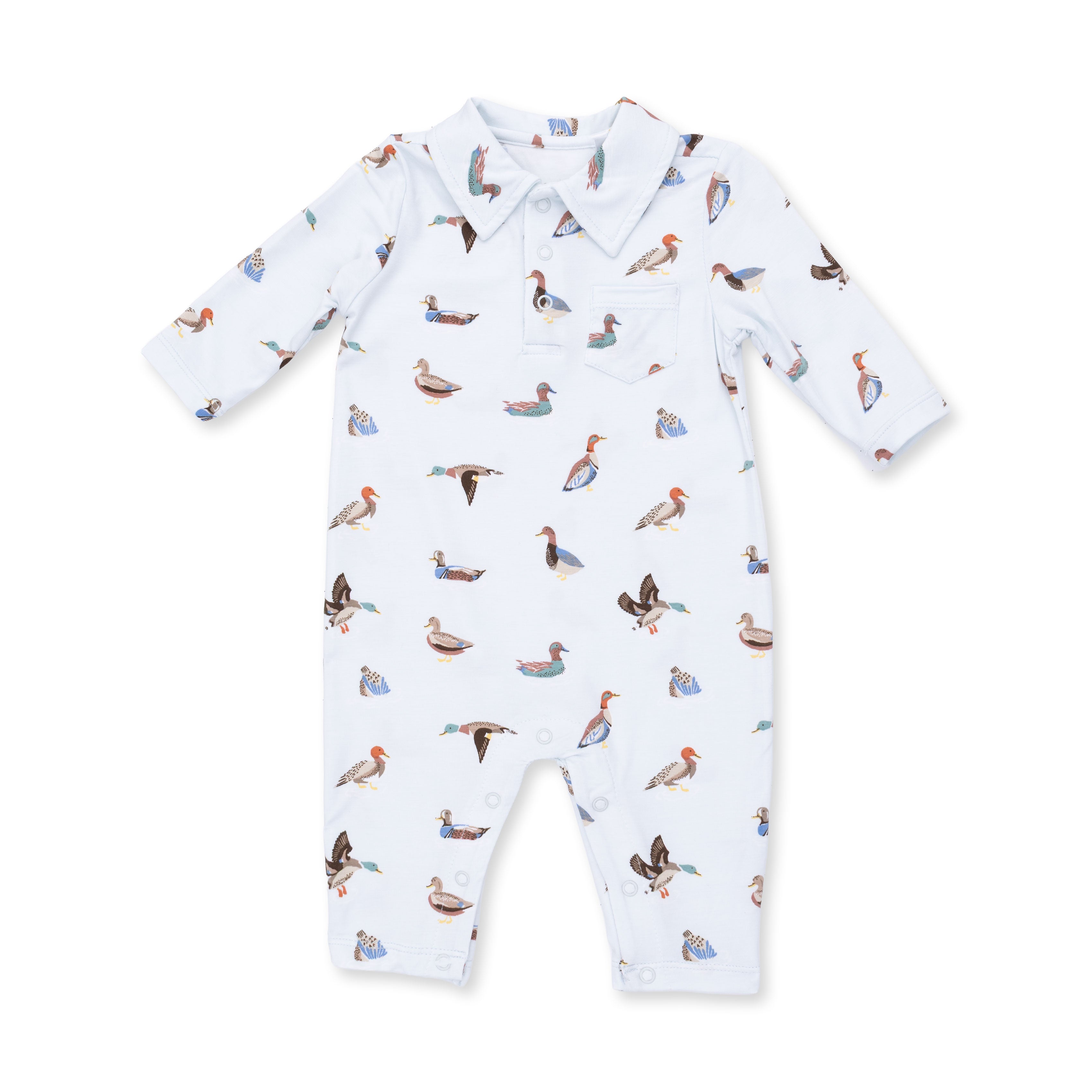 Polo Romper | Ducks
