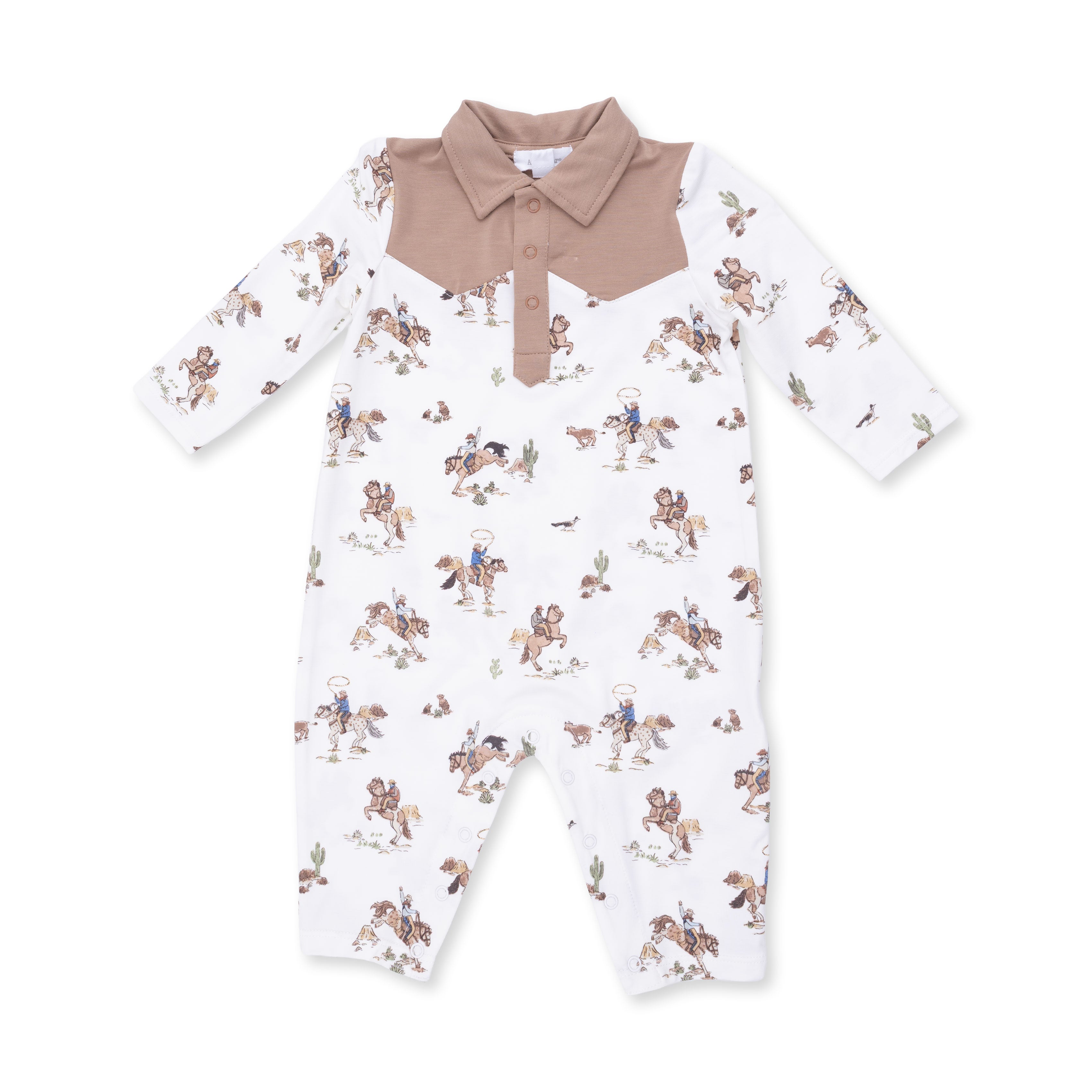 LS Romper | Horse Wrangler