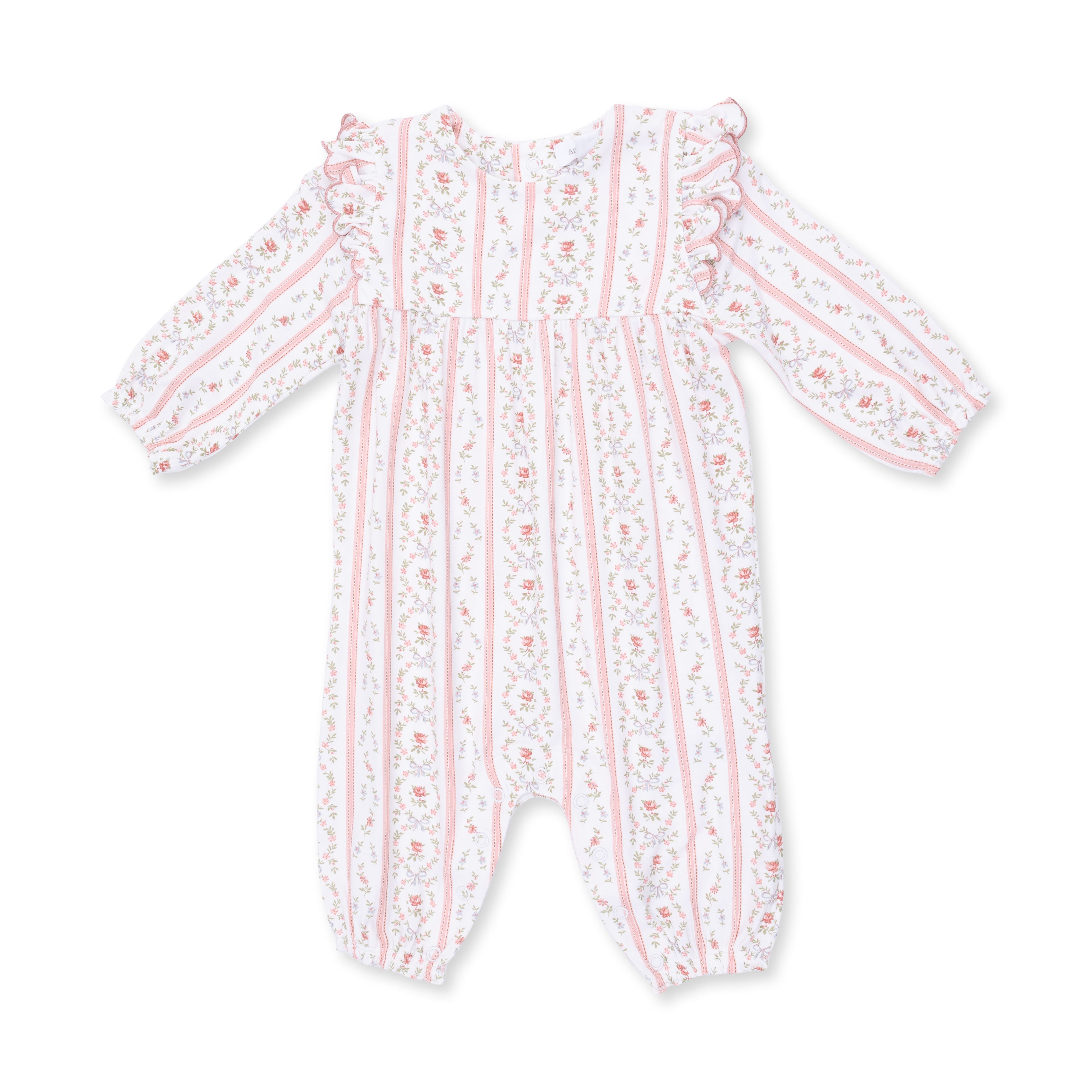 Romper | Rosebud Stripe