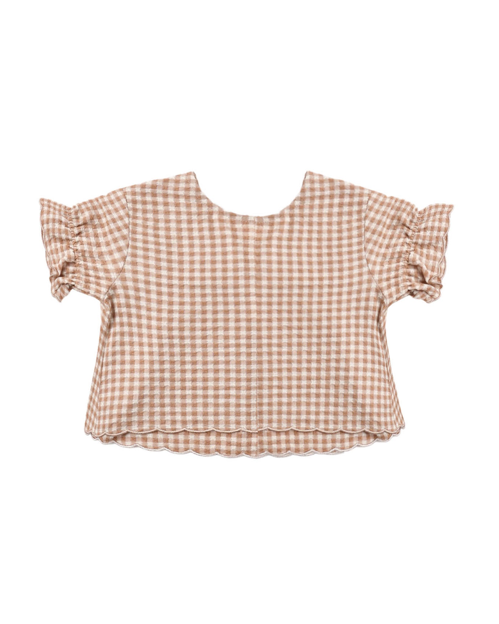 Francie Blouse | Fawn Gingham