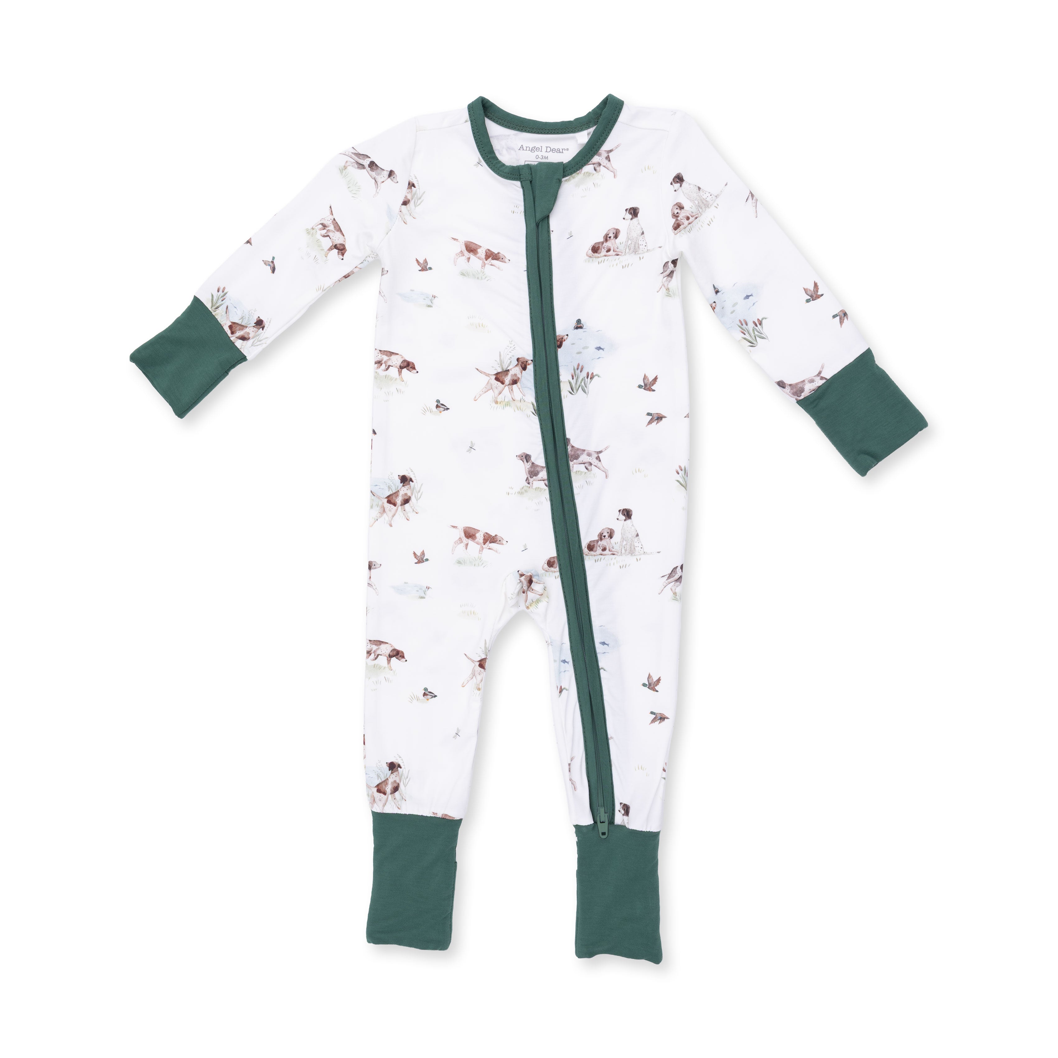 Zip Romper | Pups ands Ducks - The Yellow Canary