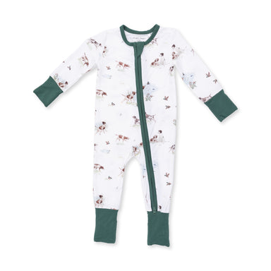 Zip Romper | Pups ands Ducks - The Yellow Canary