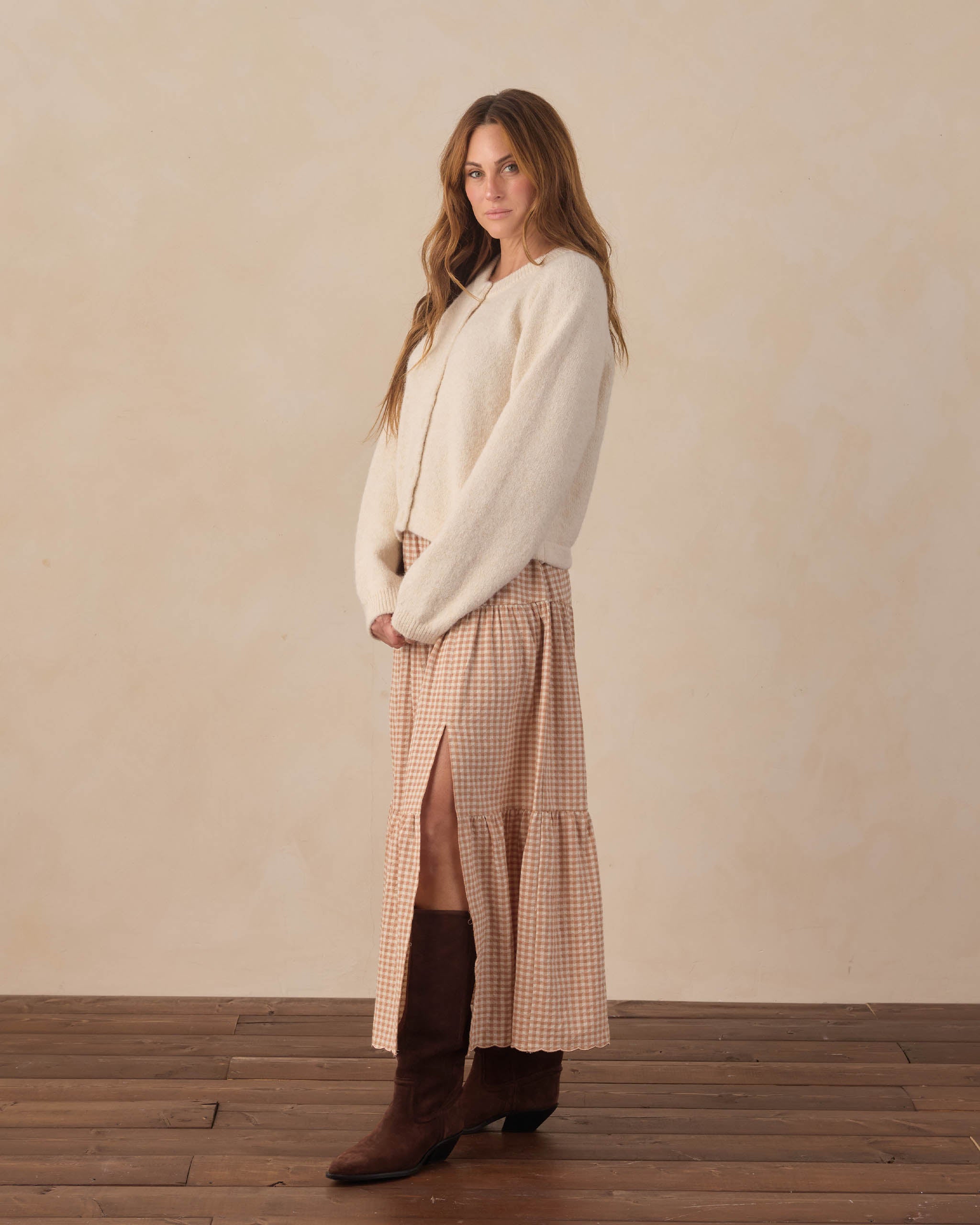 Womens Skirt | Fawn Gingham