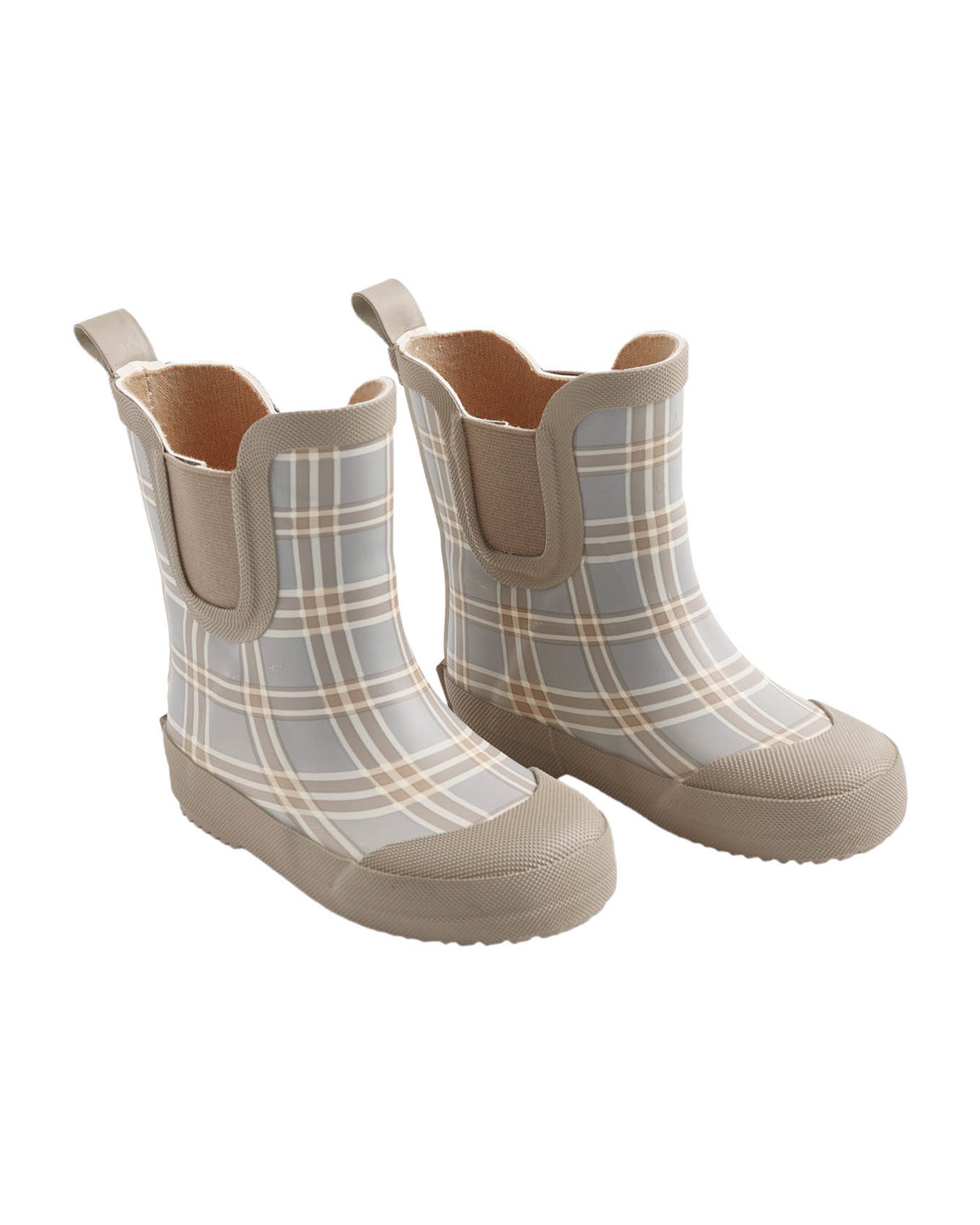 Rainboots | Blue Plaid
