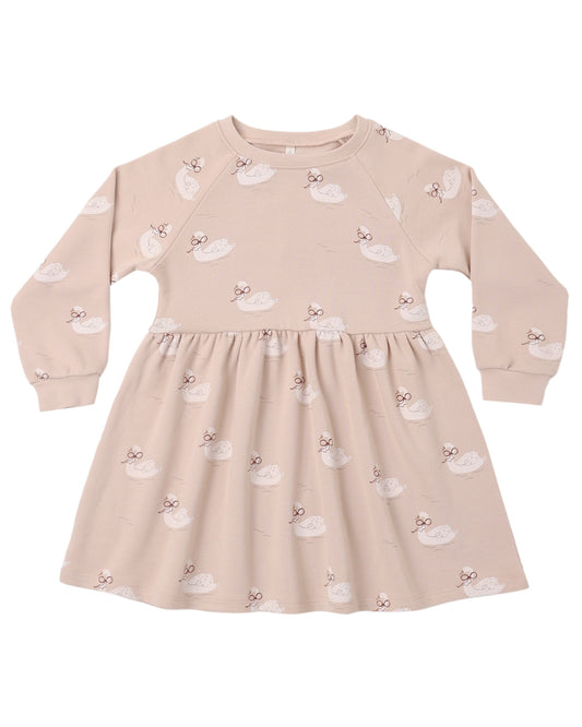 Raglan Dress | Swan - The Yellow Canary