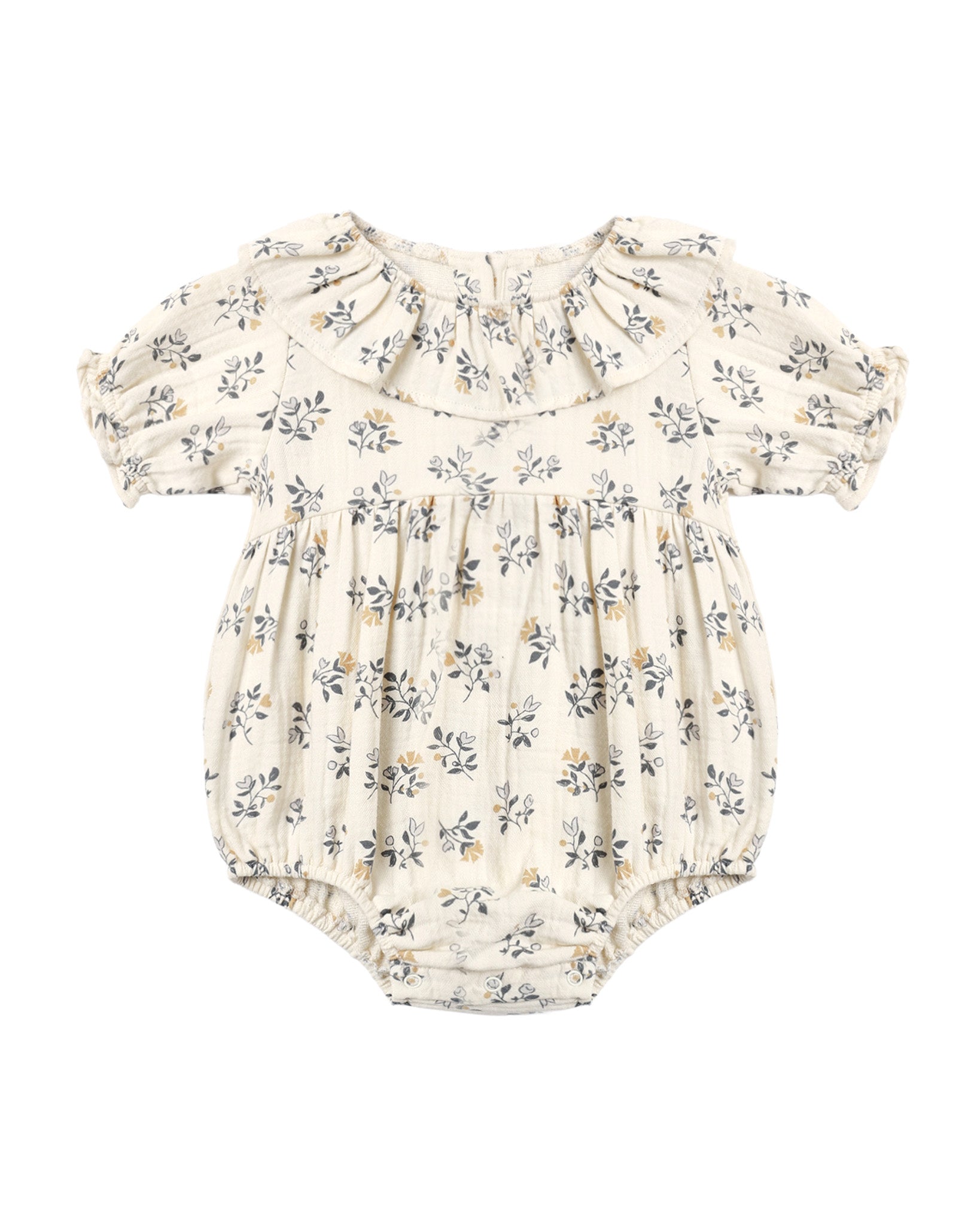 Collared Romper | French Floral