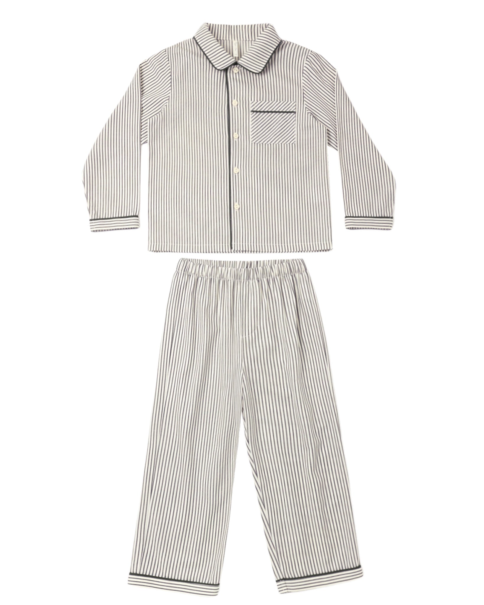 LONG SLEEVE PJ | EVERGREEN STRIPE