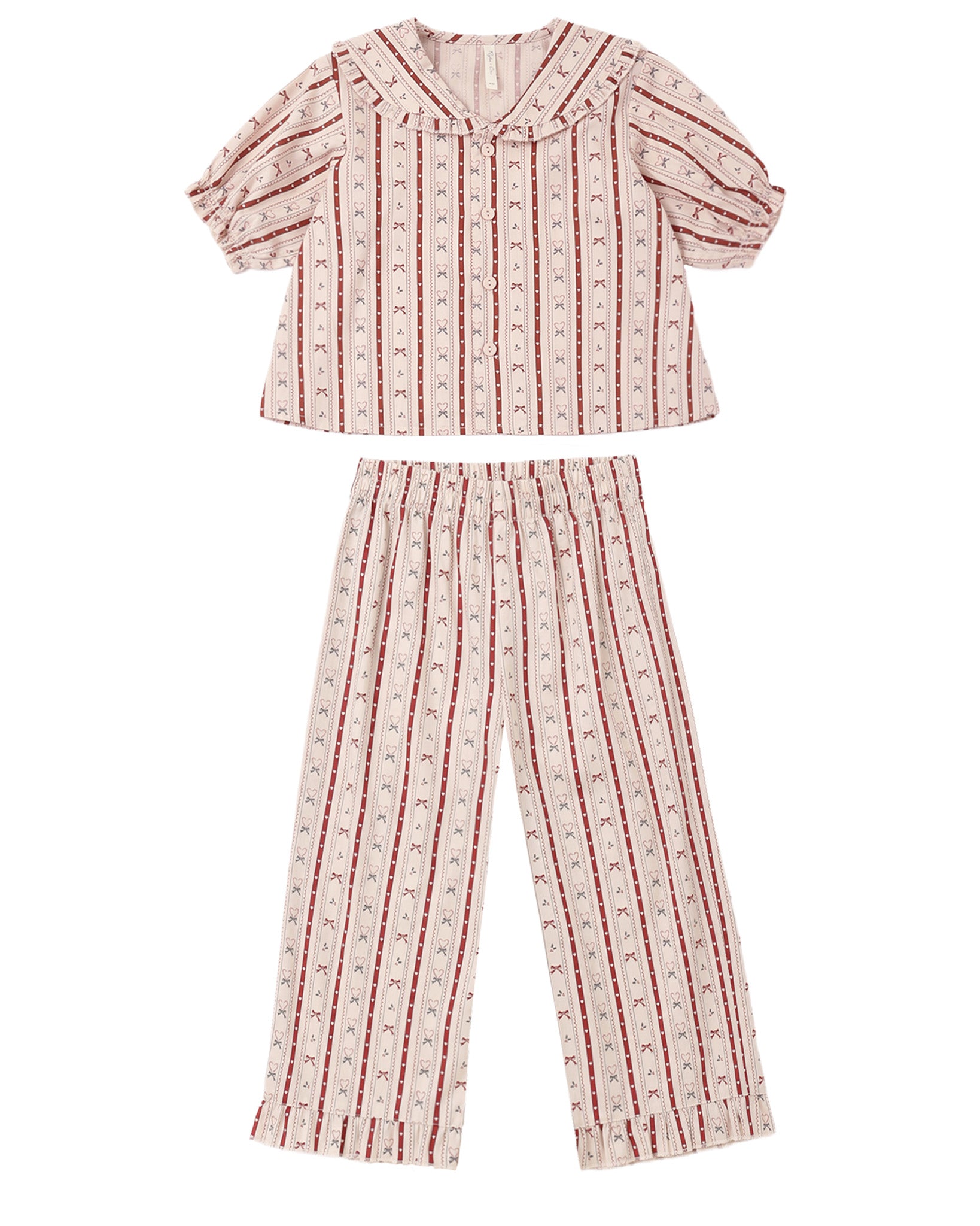 RUFFLE PJS | CANDY CANE