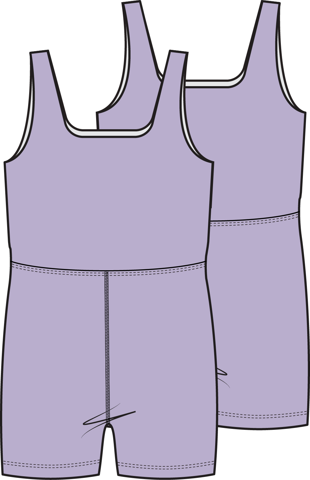 Tumble Suit | Purple