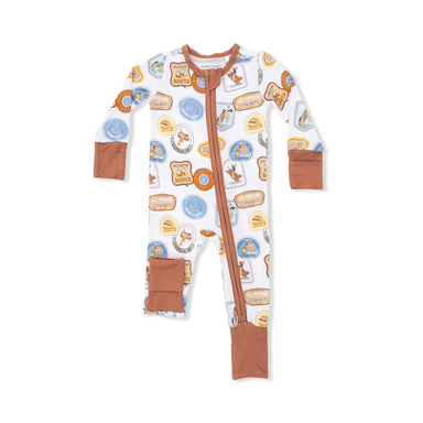 Zip Romper |  Rodeo Patches - The Yellow Canary