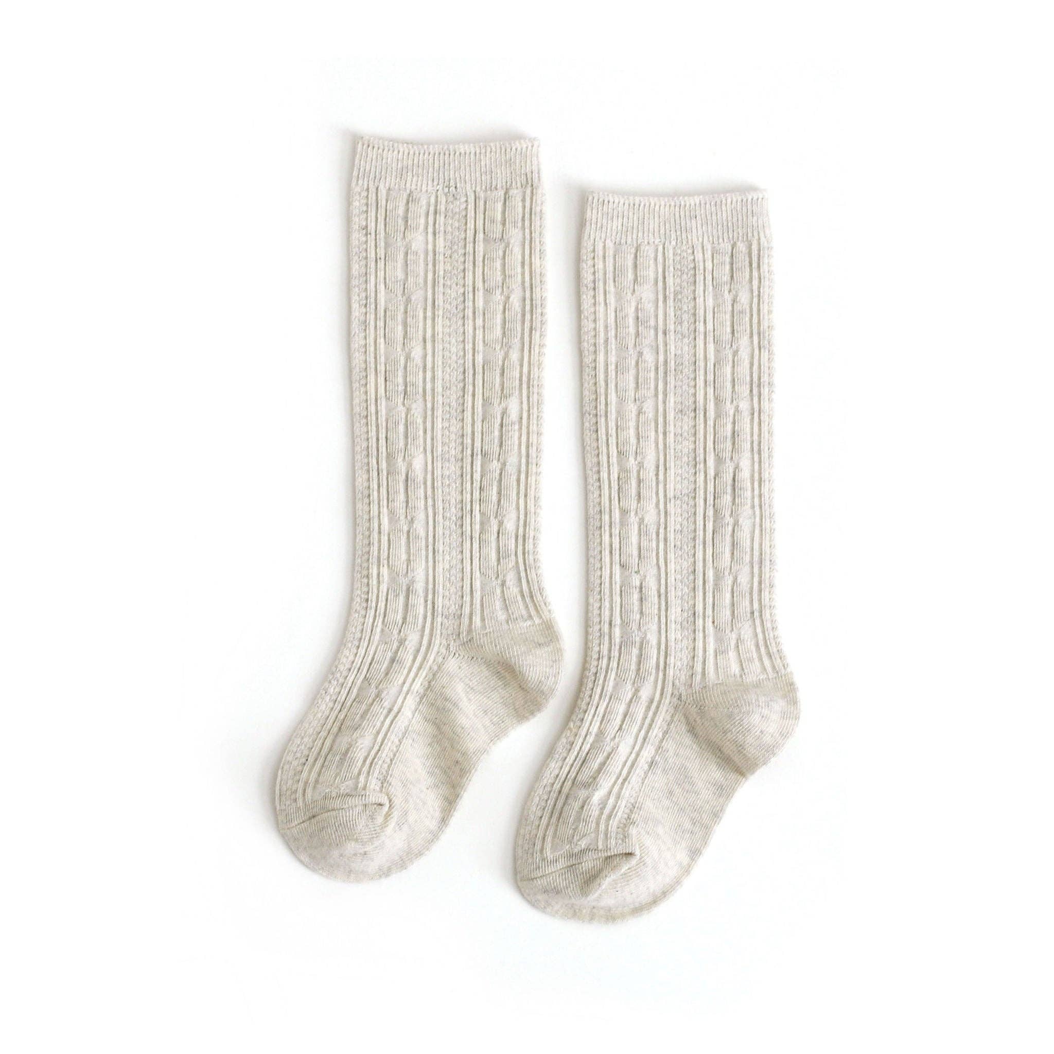 Vanilla Cable Knit Tights – Little Stocking Company