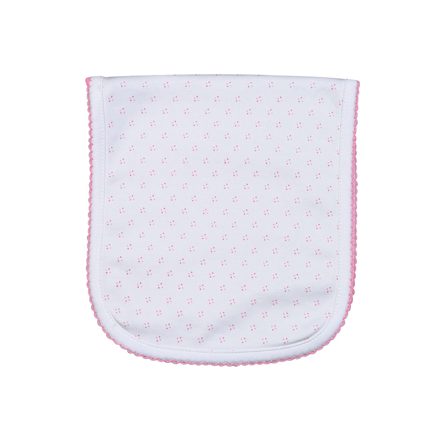 PIMA BURPING PAD | PINK TRIM