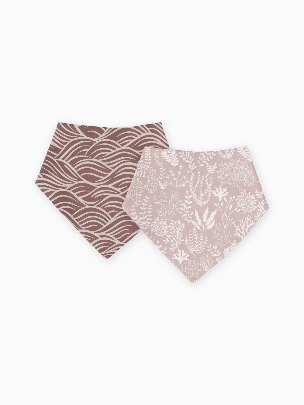 2-Pack Bibs | Aster + Coral Reef / Wisteria - The Yellow Canary