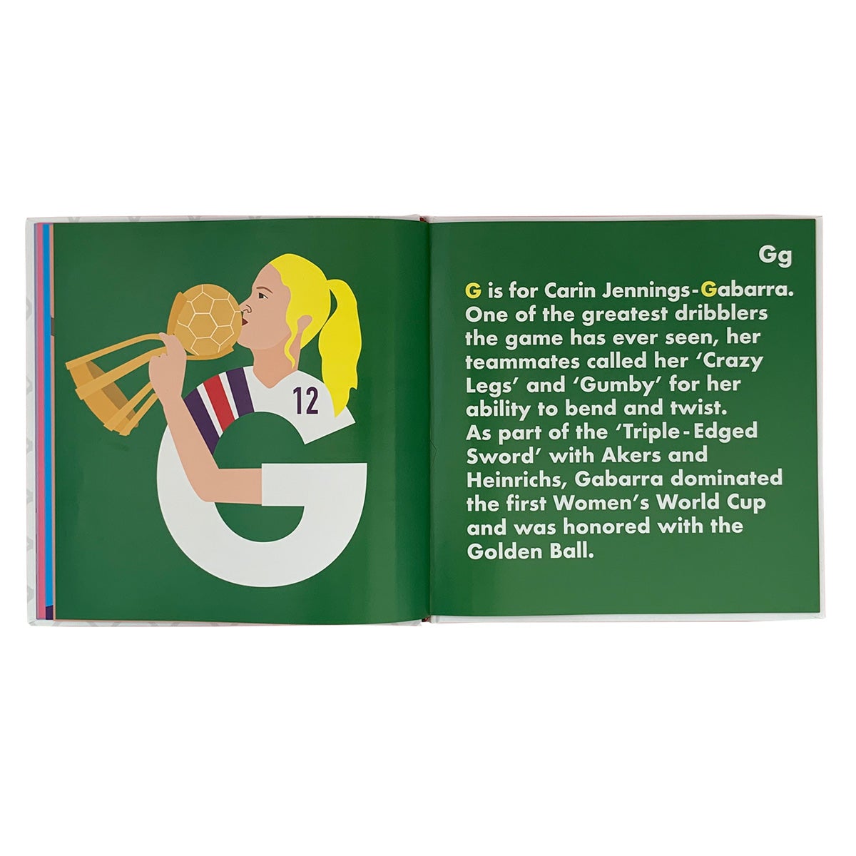 Soccer Legends Alphabet | Women - The Yellow Canary