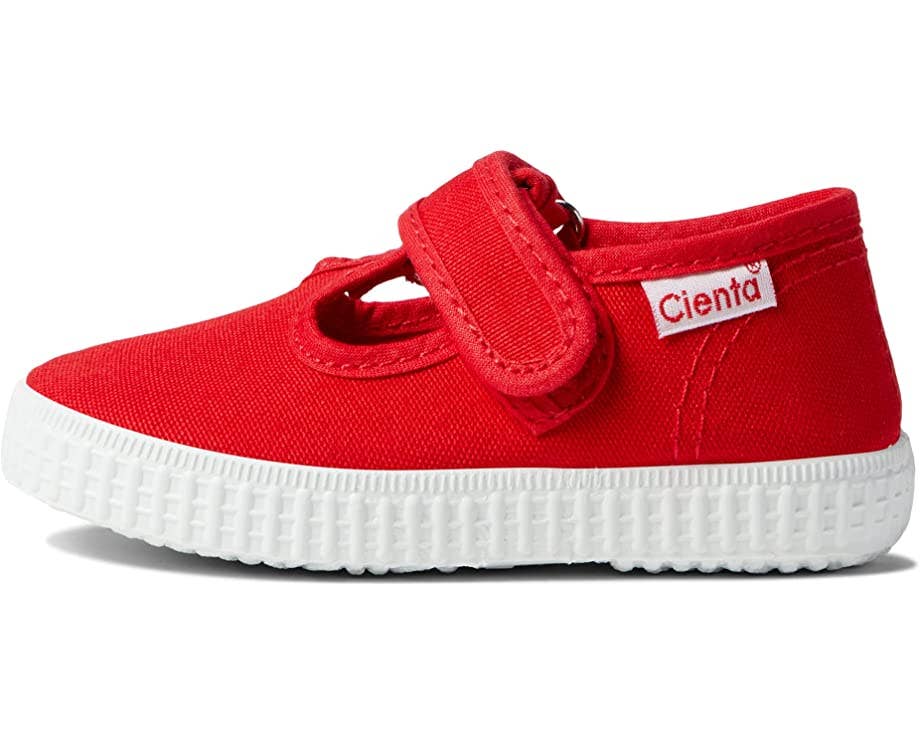 Cienta 50000.02 Velcro T-Strap - Red