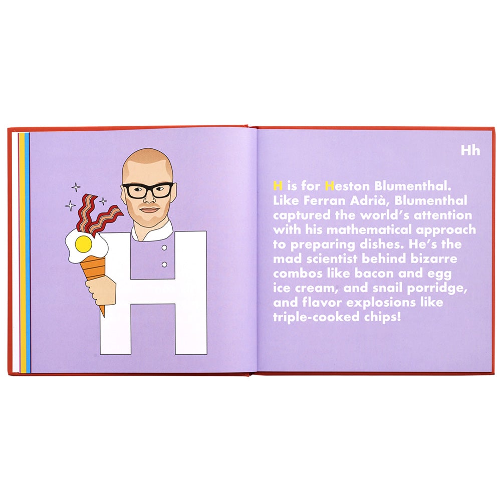 Chef Legends Alphabet - The Yellow Canary