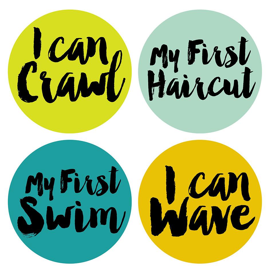Little Rising Star Milestone Stickers - The Yellow Canary