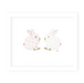 Pink Porcelain II Bunnies Print - The Yellow Canary