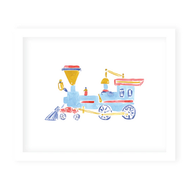 Train II Art Print - The Yellow Canary