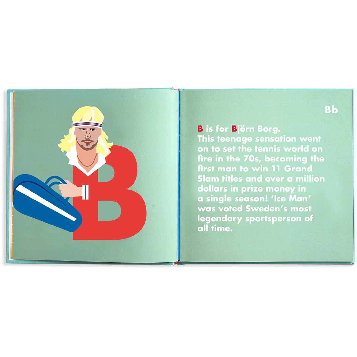 Tennis Legends Alphabet - The Yellow Canary