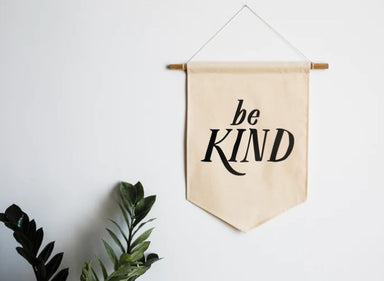 Canvas Banner | Be Kind - The Yellow Canary