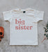 Big Sister Organic Baby Tee - The Yellow Canary