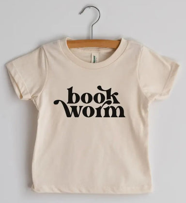 Bookworm Organic Baby & Kids Tee - The Yellow Canary