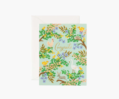 Congrats Forest Card - The Yellow Canary